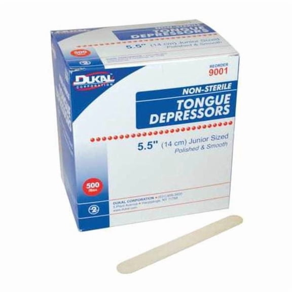 Unimed Midwest Tongue Depressors, Wood, 5 1/2 in L, 3/5 in W DNTD313311