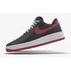 thumbnail image 4 of Ni&ke Air Force 1 Low Leather Black Red Swoosh White AJ 1 Retro Inspired All Size, 4 of 6