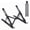 Black, variant on SAYEEC Adjustable Aluminum Laptop Stand for Desk, 7-Levels Foldable Ergonomic Laptop Holder Notebook Computer Stand, Silver