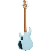Sterling by Music Man Stingray Ray34HH Bass Daphne Blue Roasted Maple