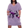 thumbnail image 1 of Vestido de bolsillo suelto Ace Pride Kitsune Fox, trajes de playa para mujer, vestido largo, vestidos de noche para mujer, vestidos de fiesta para mujer, 1 of 7