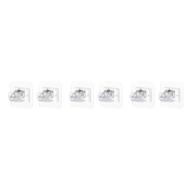 Matsuzay Bathroom Kitchen Self Adhesive Window Curtain Clamp Nail-free Room Clip Puncture-free Holder Rod Towel Rods Living Type1 NO1
