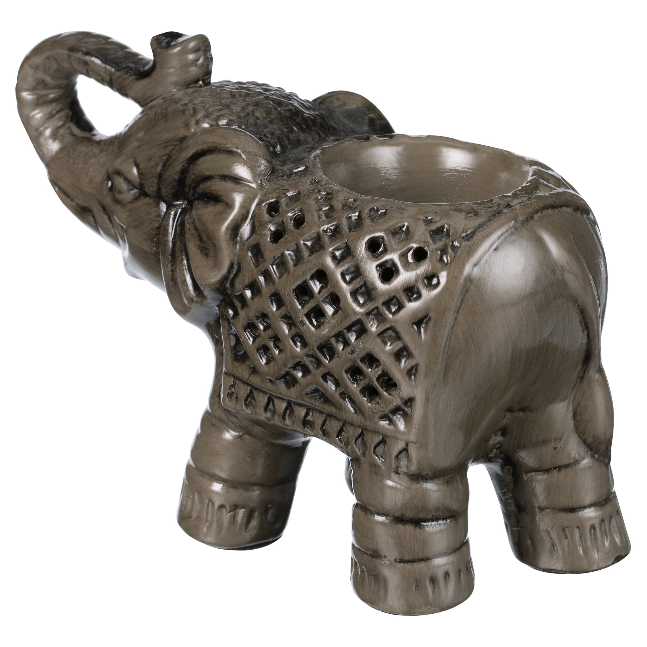 Elephant Tea light Candle Holder Metal Elephant Hanging Lantern Copper Elephant 