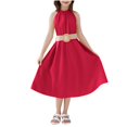 thumbnail image 4 of WRKEKC Robes d'Été pour Filles, Robe Décontractée pour Filles, Justaucorps Ajusté à Manches Longues et Col Rond pour Filles 11 Ans, 4 of 4