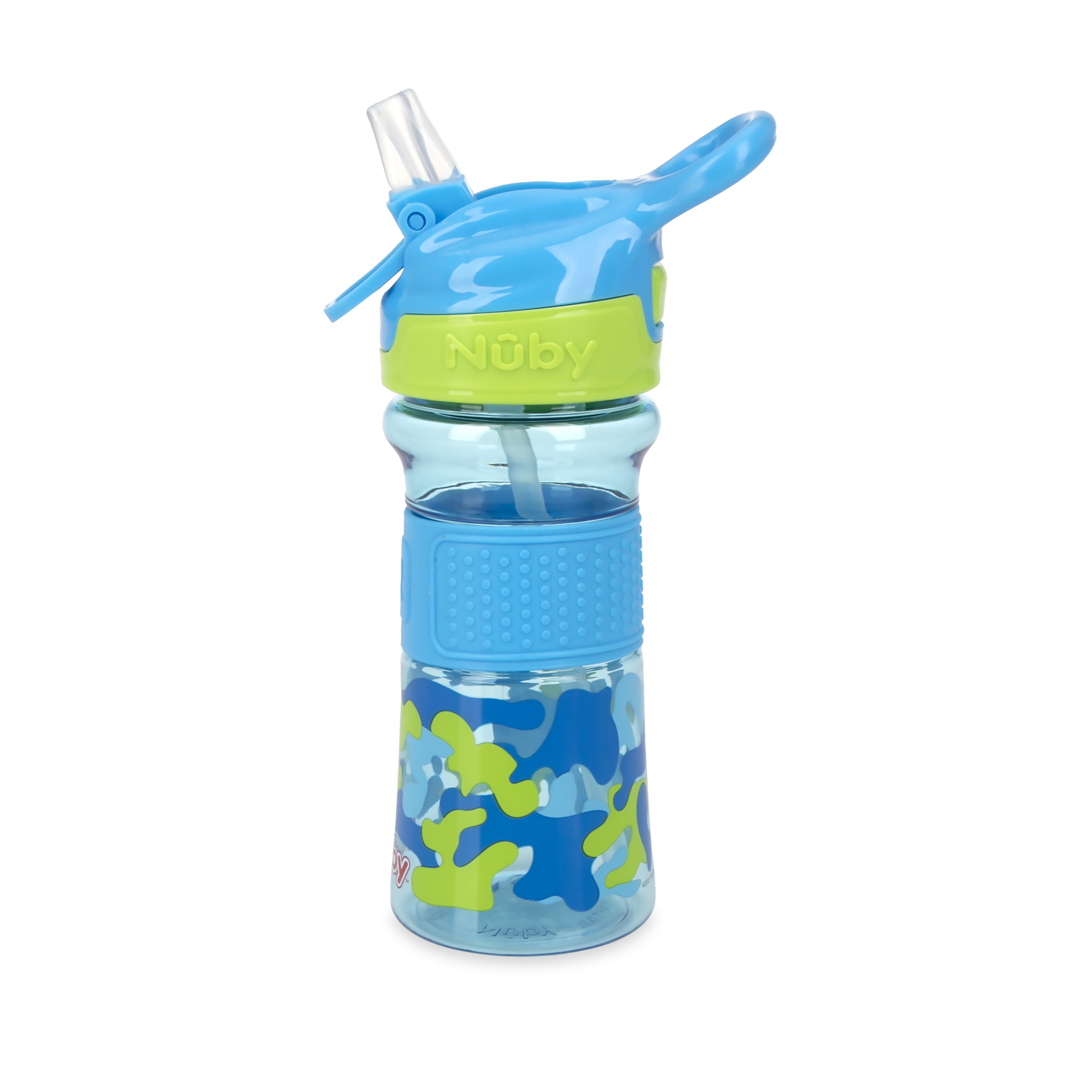 Thirsty Kids REFLEX Easy Grip  BPA-Free Water Bottle for Kids – Nuby