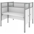 thumbnail image 3 of Bestar Pro-Biz 2 Person Melamine/Metal Workstation in White, 3 of 5