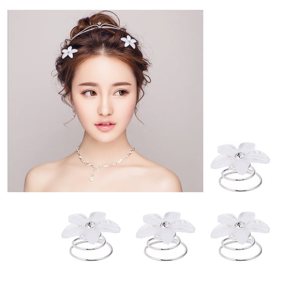 SEWCHICS 10 Pcs Hair Flower Clips Multi Resin Hair Clips for Wedding Women Girls Headdress