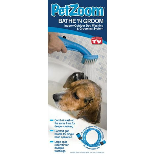PetZoom - Lavage et toilettage - Système pour laver et toiletter votre chien à l'intérieur ou à l'extérieur