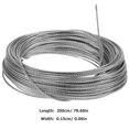 thumbnail image 4 of UPOUART 1 Set Rope Rigging Stainless Steel Wire for Lamps Simple Structure Outdoor Use, 4 of 8