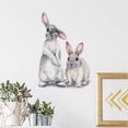 thumbnail image 3 of Easter Sticker Bunny Cartoon Wall Sticker Removable Wall Decor for Home Kindergarten, 3 of 4