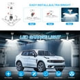 thumbnail image 3 of Labymos LED Garage Lights- Dimmable Garage Lights Ceiling, 48W 6000LM 6500K E27/B22 LED Garage Ceiling, 3 of 8