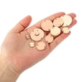 thumbnail image 4 of 29mm Steel Disc, 4Pcs Metal Stamping Blanks Tags Circle Round Metal Plate Strike Stainless Steel for Laser Engraving Stamping Craft Name, Rose Gold, 4 of 7