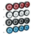 thumbnail image 3 of Wweixi 4pcs 27mm Drift Tire Metal Wheel Rim Compatible With 1/28 Wltoys K969 RC Replacement Accessories RC Car Upgrades red 1Set, 3 of 6