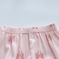thumbnail image 5 of Cathalem Girl Shirt Short Pants Sets Ruffle Trim Flounce Short Sleeve Top and Shorts Set,Pink S, 5 of 5