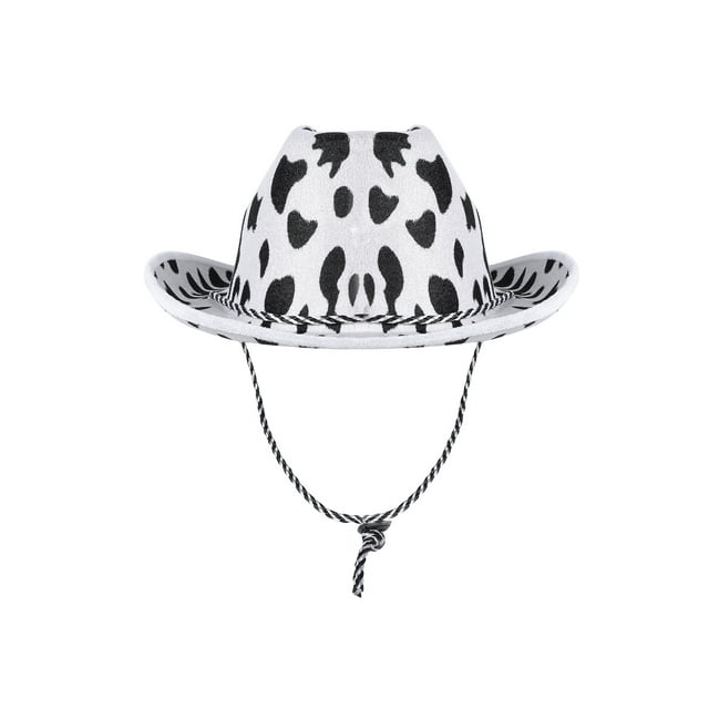 Txlixc Sombrero de vaquero femenino con decoración brillante Txlixc moda