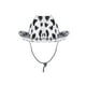 thumbnail image 1 of Txlixc Sombrero de vaquero femenino con decoración brillante Txlixc moda, 1 of 8