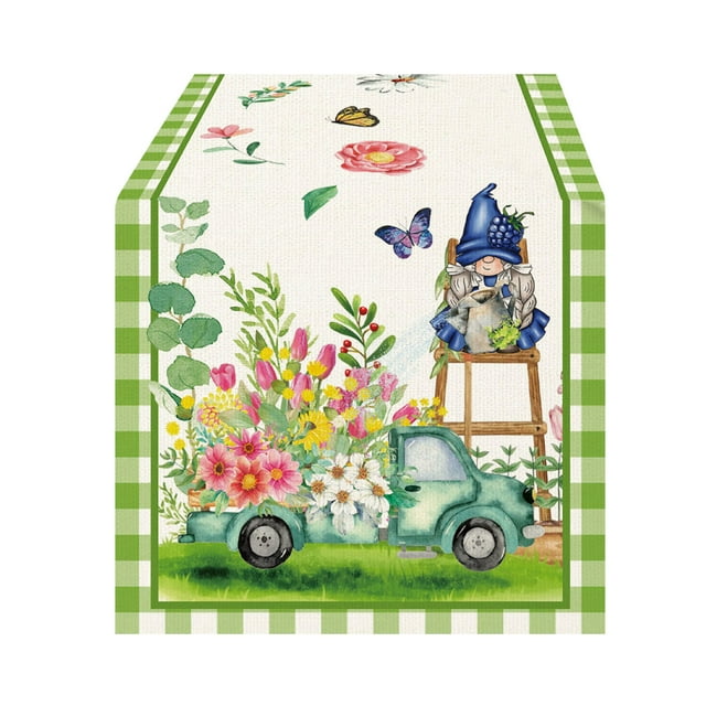 Under 10 Table Cloth Summer Festival Cute Table Flag Decoration Cloth Table Runners