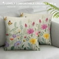 thumbnail image 3 of JEUXUS  Spring Flower Pillow Covers  Wildflower Floral Plant Outdoor Farmhouse Decorative Cushion Case for Couch Home Sofa Living Room, 3 of 5