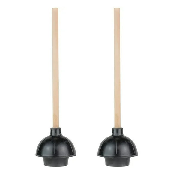 High-Capacity Suction Toilet Plunger, Precision Power Unclogging Eco-Friendly Materials Rubber Cup with Heavy Duty Commercial Grade for Kitchen Sink Bathtub, Single Unit
