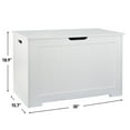 thumbnail image 2 of ZENY 30 inch Wood Storage Bench Toy Chest Bench Foot Rest Seat for Bedroom Living Room White, 2 of 12