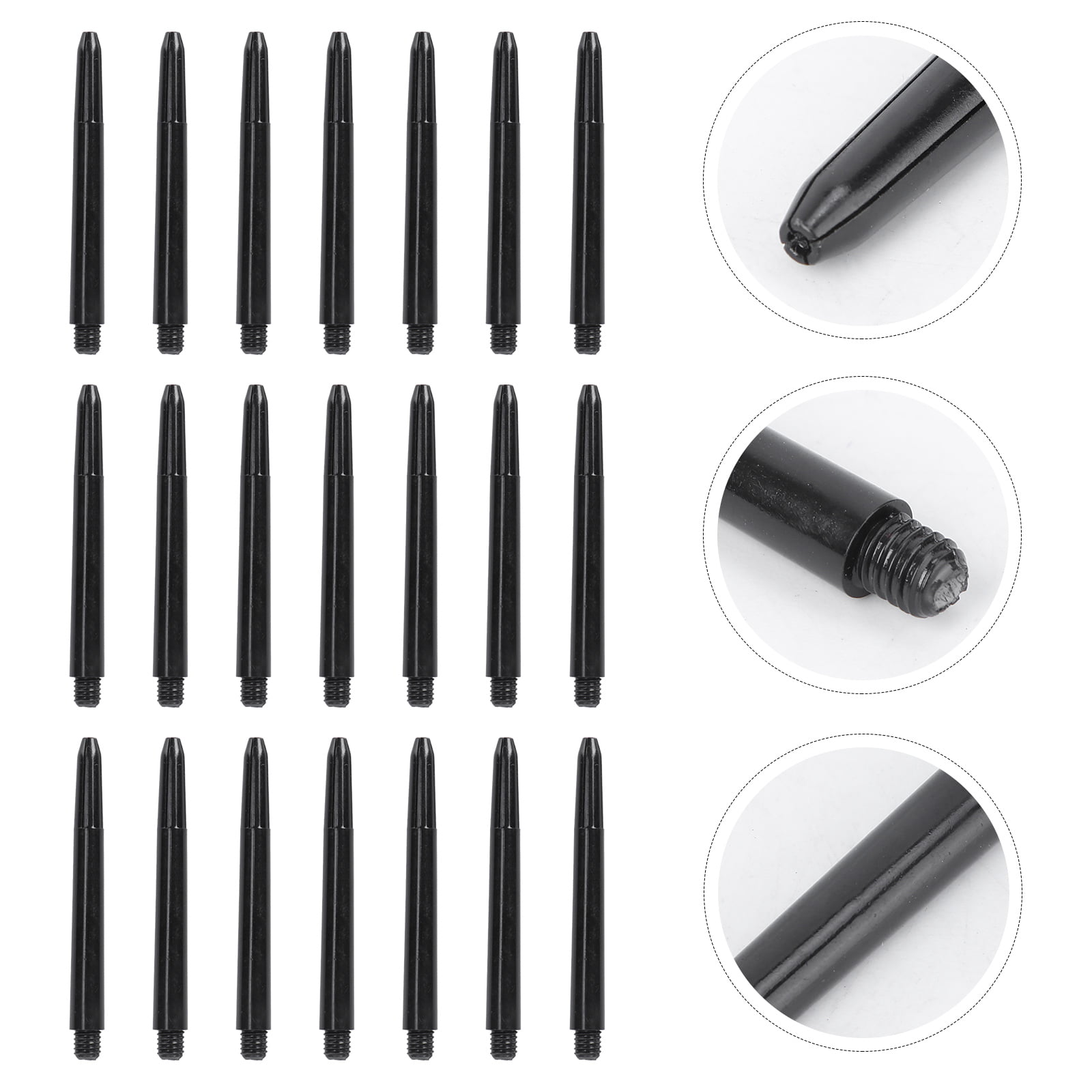 100Pcs Darts Shafts Thread Metal Rod Dart Stems Pole Dart Accessories L 