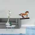 thumbnail image 2 of Figura de escritorio de bailarina, estatua de caballo, escultura en miniatura, adorno de resina, ideal para decorar estanterías y salas de estar., 2 of 8
