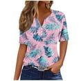 thumbnail image 2 of Rezuofi Womens Golf Polo Shirts Collared Short Sleeve T Shirt Lightweight Moisture Wicking Polo Casual 3 Buttons Outfits, 2 of 5