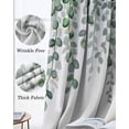 thumbnail image 3 of Green Eucalyptus Leaves Blackout Curtains for Bedroom Living Room Darkening Curtains 84 Inch Length 2 Panels Set Summer Botanical Weeping Watercolor Window Curtain Window Treatment Drapes 42"x84", 3 of 9