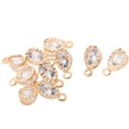 thumbnail image 1 of 10 colgantes de estrella con forma de lágrima de cristal para hacer joyas, cadena para el tobillo. C, 1 of 9