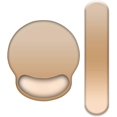 thumbnail image 1 of Reposamuñecas para teclado y alfombrilla de ratón RICHEN con soporte para muñecas, juego de espuma viscoelástica para juegos y oficina, cómodo y liviano para escribir fácilmente y sin dolor., 1 of 3