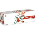 thumbnail image 3 of 7UP Cherry Zero Sugar Soda Soft Drink, 12 oz. Cans (Pack of 24), 3 of 3