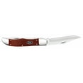 thumbnail image 4 of Case Knives Dark Red Burlap Micarta - Sm Folding Hunter, 4 of 4