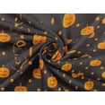 thumbnail image 6 of oneOone Rayon Dark Chocolate Fabric Halloween Dress Material Fabric Print Fabric By The Yard 56 Inch Wide, 6 of 6