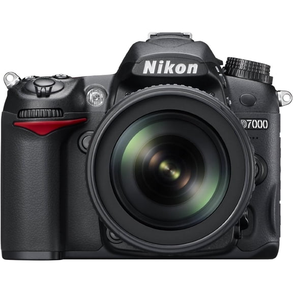 Restored Nikon D7000 16.2MP DX-Format DSLR Camera with AF-S DX NIKKOR 18-105mm f/3.5-5.6G ED VR Lens, International model, Black