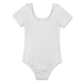thumbnail image 2 of Oyolan Kids Girls Athletic Leotard One Piece Ballet Dance Fitness Unitard Gymnastics Bodysuit White 6, 2 of 4