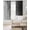 Black, variant on Blue Teal Ombre Blackout Curtains for Bedroom, Thermal Insulated Drapes, Coastal Beach Modern Abstract Art Black Out Curtains 63 Inch Long Room Darkening Kitchen Curtains 42"x63" 2 Panels
