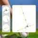 thumbnail image 5 of Soporte para Palo de Alineación de Golf, Accesorio para Hombres Y Mujeres, ángulo Ajustable, Palo de Práctica, Ayuda para Entrenamiento de Golf en Int Amarillo, 5 of 6