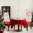 thumbnail image 4 of SASHENHG Christmas Stretch Chair Cover Removable And Washable Dining Chair Cover Christmas Decoration Home Decoration Dining Chair Cover Suitable For Kitchen Hotel, 4 of 6