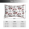 thumbnail image 2 of Fotbe Koi Fish Funda de Almohada Decorativa Estilo Occidental, Lujo en Algodón, Fundas para Almohadas King, Cojín Estampado para Decoración del Hogar-20"x30", 2 of 6