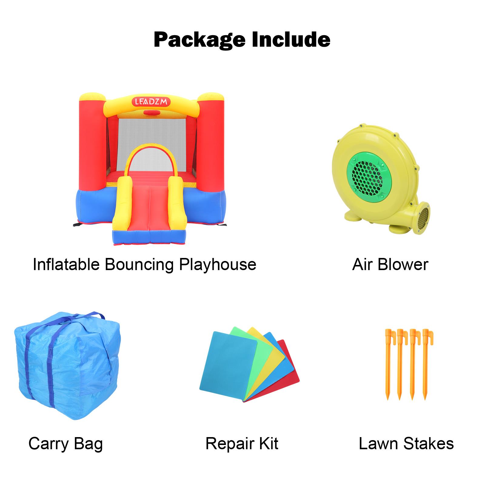 Ktaxon Toddler Inflatable Bounce House, Jumper Slide Castle with 350W Air Blower - image 5 of 7