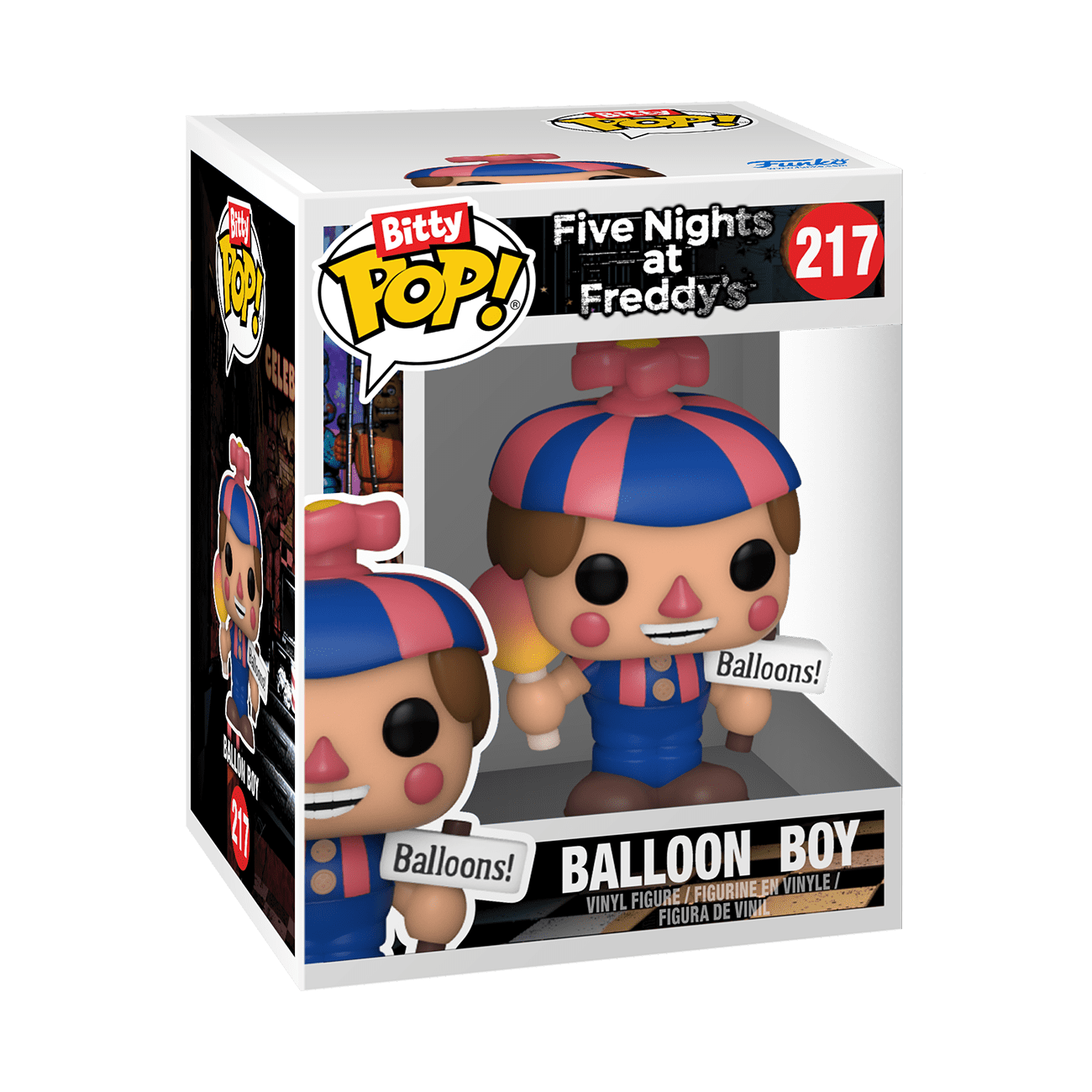 Funko Bitty POP, FNAF Freddy 4PK, Licensed Product, Ages 8+