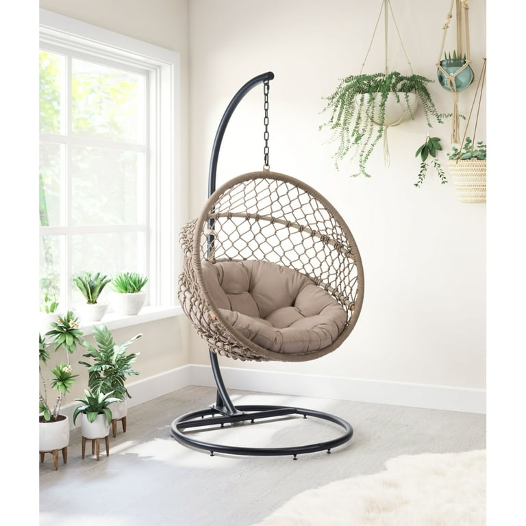Zuo Modern Las Palmas Hanging Chair Natural - Walmart.com