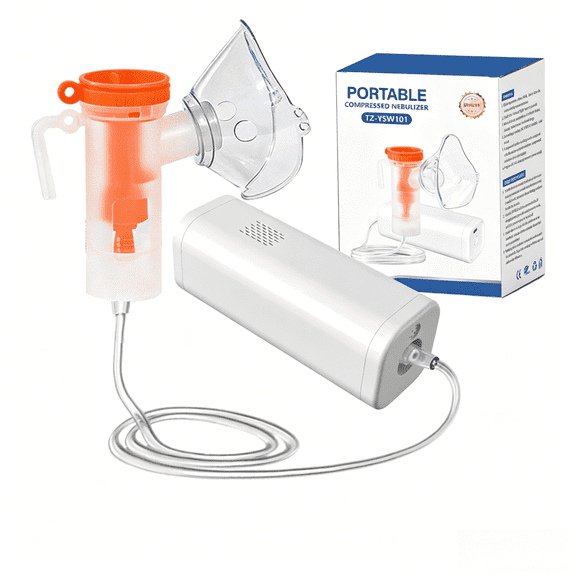 AJZIOJIRO Home Portable Handheld Ultrasonic Humidifier Quiet Compressor Steam Inhaler