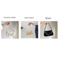 thumbnail image 4 of Bolso de diseño de nicho de verano para mujer, bolso cuadrado con nubes plisadas, bolso sencillo que combina con todo para debajo del brazo para mujer, 4 of 5