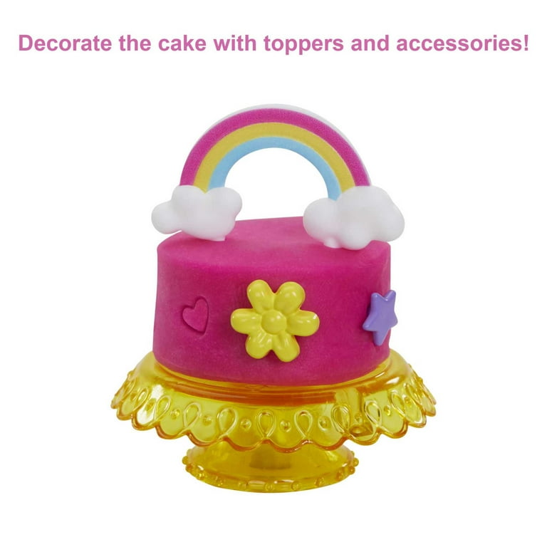 Barbie s Chef Bakery Playset with Pink Haired Petite Doll 20 Cake Making Accessories Walmart
