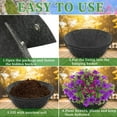 thumbnail image 5 of 2 Pcs 12inch/14in/16in Hanging Basket Liner for Plants Fabric Plant Basket Liner, Felt Flower Pot Liner for Hanging Planter Flower, Round Planter Liners for Outdoor Plants, Liner for Planters, 5 of 8
