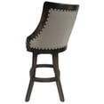 thumbnail image 2 of Tobias Designs Bali 34" Swivel Wood Extra Tall Bar Stool in Sandstone, 2 of 3