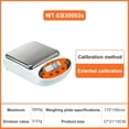 thumbnail image 2 of Analytical Balance 0.01g, Precision Lab Digital Scales Electronic Balance, 304 Stainless Steel For Jewelry Pharmacy ,Accurate Readings, 2 of 7