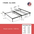 thumbnail image 5 of Atlas-Lock Keyhole 6-Glide Bed Frame, 5 of 11
