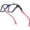 9360 Blue Stripe C6, variant on HEPIDEM Gradient Multicolor Acetate Glasses Frame Women Big Oversize Square Eyeglasses Spectacles Eyewear (9360 Black C4)